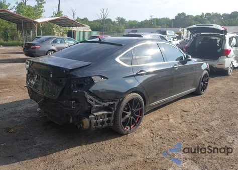 2016 Hyundai Genesis 3.8 из США, поврежденный, VIN KMHGN4JE6GU144314